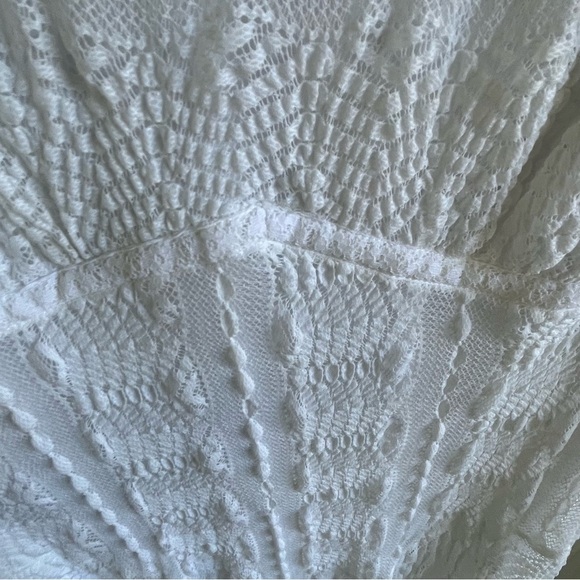 Rabbit Rabbit Rabbit Lace Overlay Dress Wedding Sheer Size 18W Coquette Romantic - Picture 14 of 14